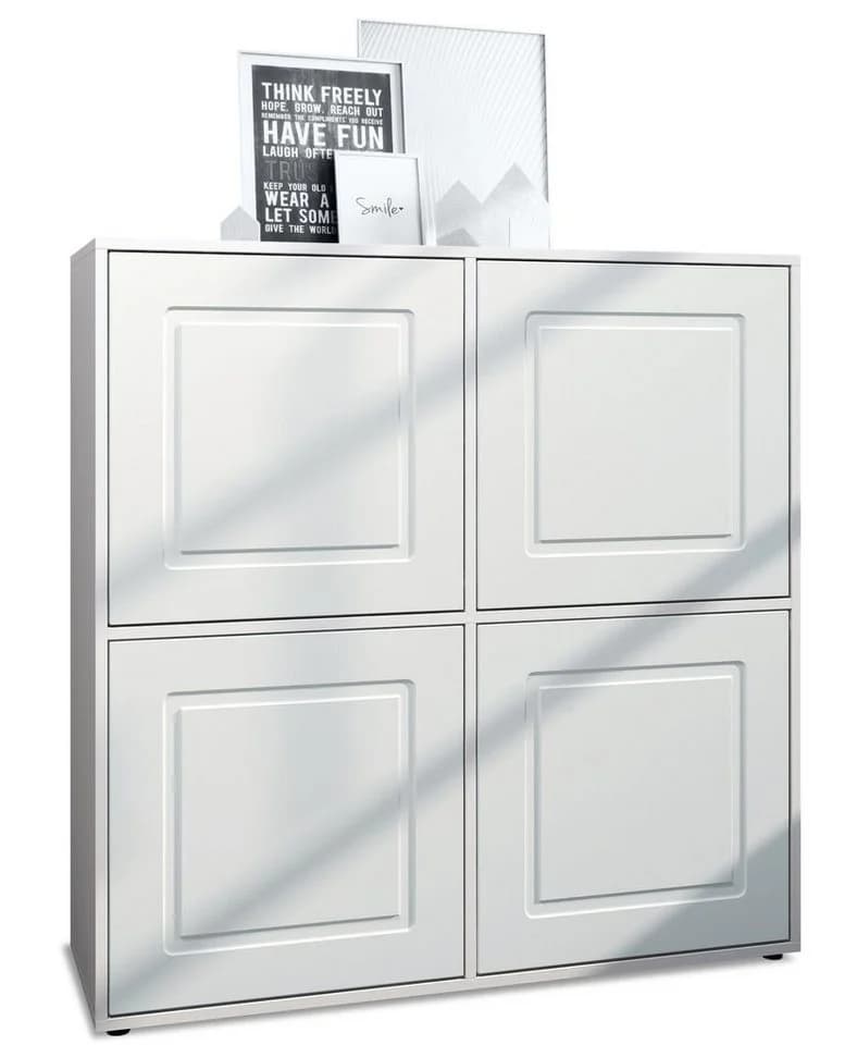 Möbelhandel Klipenstein Highboard NOAH V2 Weiß Matt Landhaus - Bild 2