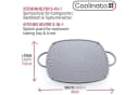 Coolinato Silikon Universal Spritzschutz 3in1 Grau Bild 4