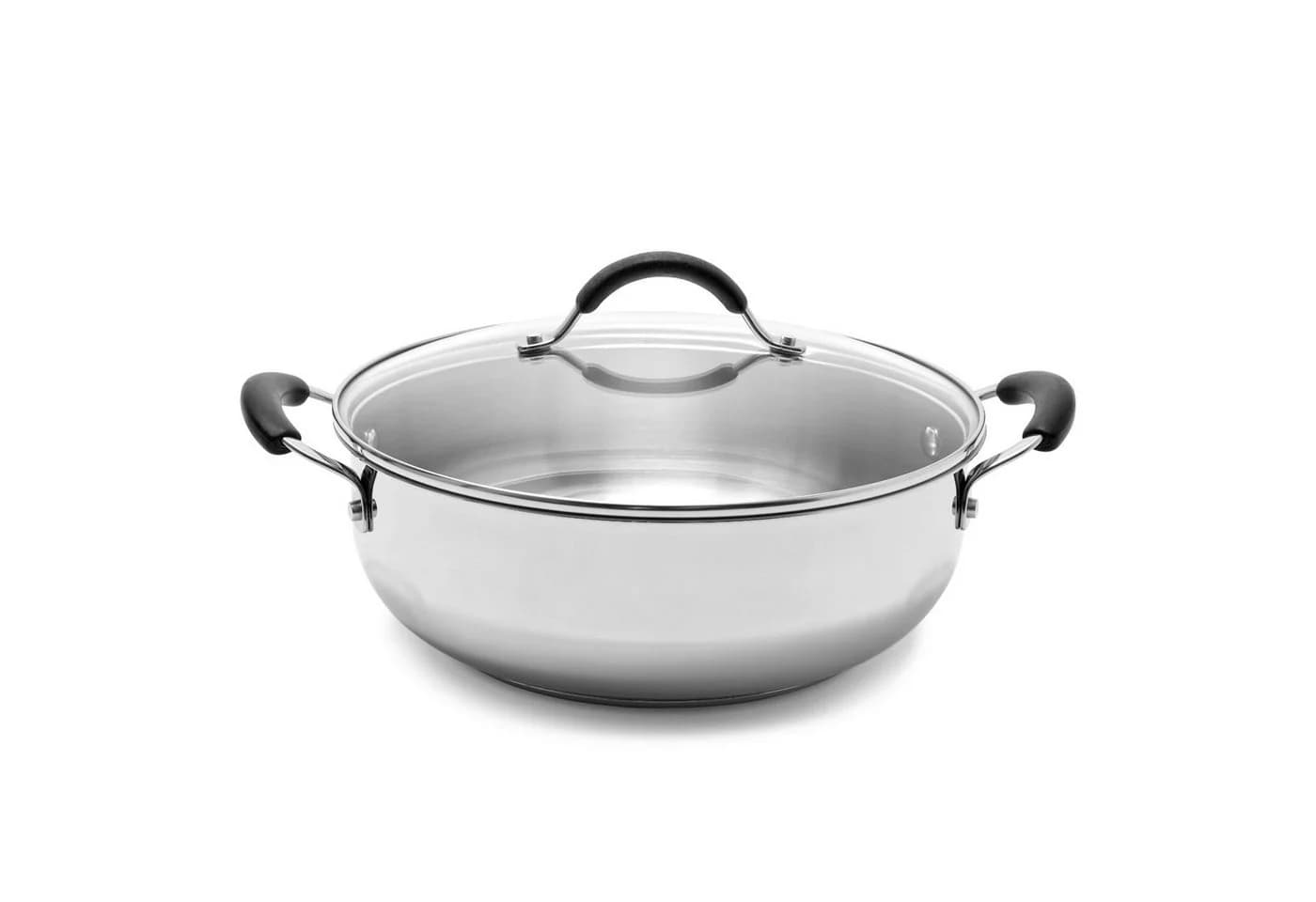 Coolinato Bratpfanne 28cm Antihaftbeschichtet Edelstahl Silber - Bild 2