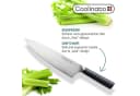 Coolinato Messer-Set 3tlg Profi Küchen Messer Schwarz Bild 5
