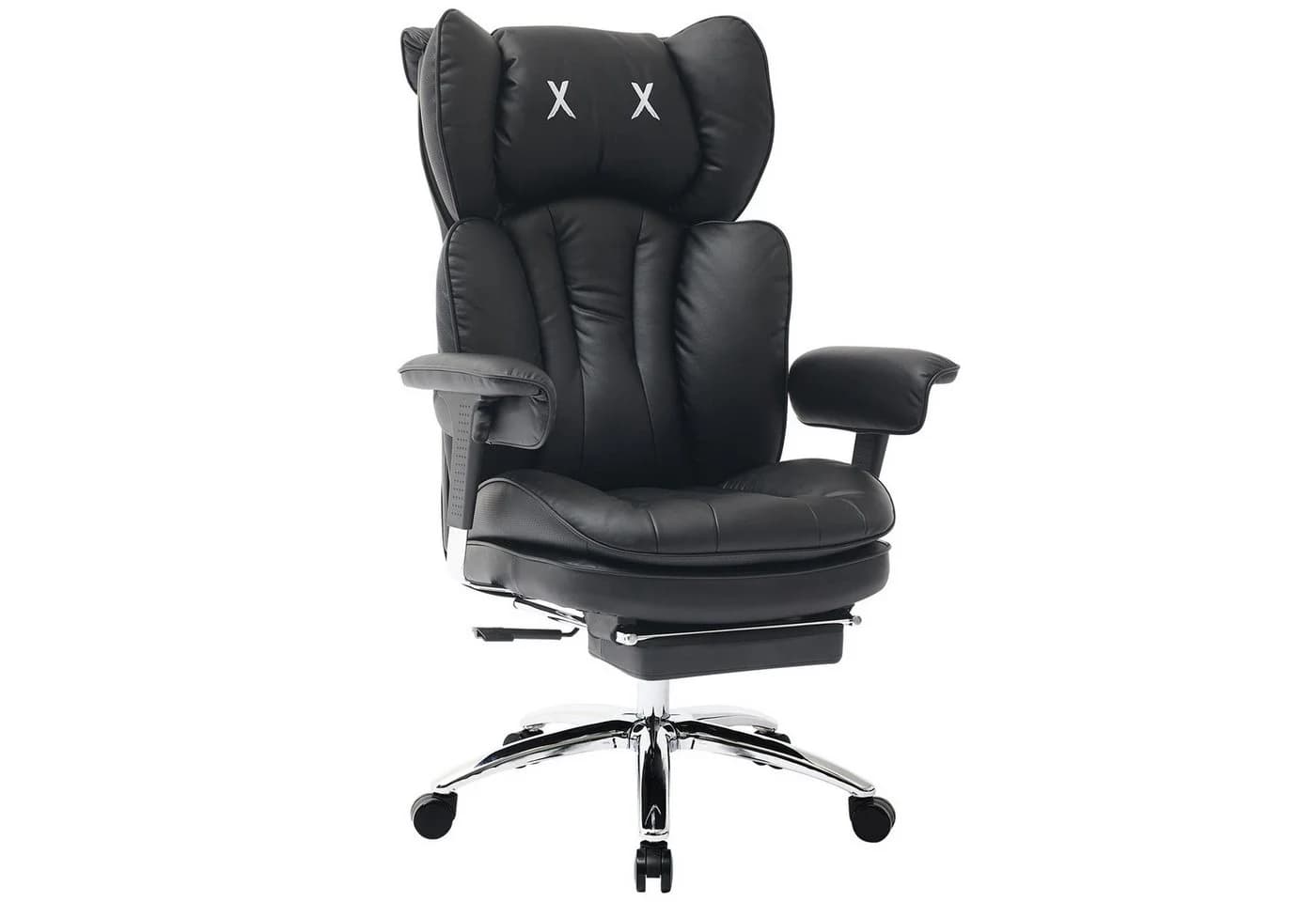 EFOMAO Bürostuhl Schreibtischstuhl Gaming-Stuhl Chefsessel mit Fußstütze, ergonomisch, mit 90°-135° Liegefunktion, höhenverstellbare Armlehnen - Bild 2