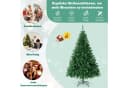 COSTWAY Künstlicher Weihnachtsbaum 180 cm mit 1000 Spitzen PVC Nadeln Bild 5
