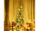 COSTWAY Künstlicher Weihnachtsbaum 150 LEDs 226 Spitzen Bild 3