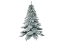 COSTWAY Künstlicher Weihnachtsbaum 657 PVC Spitzen Grün/Weiß Metallständer Bild 2
