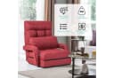 KOMFOTTEU Schlafsofa Klappsessel Bodenstuhl Rot Bild 3