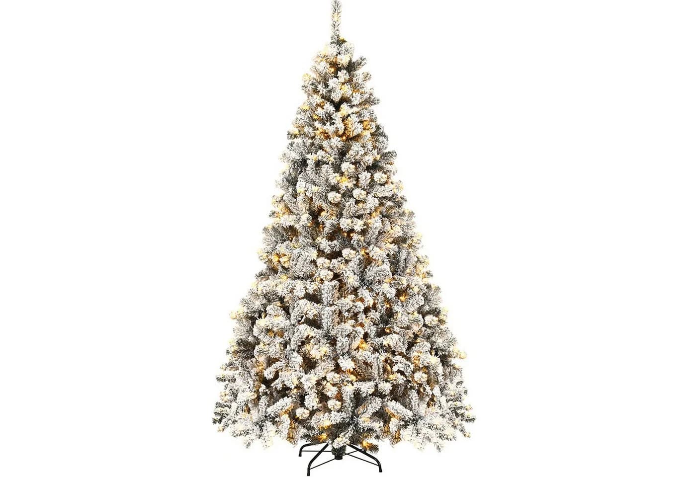COSTWAY Künstlicher Weihnachtsbaum 180cm 600 Spitzen 250 LED - Bild 2