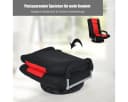 COSTWAY Relaxsessel Bodensessel Rot/Schwarz Drehbar Bild 5