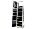 COSTWAY Schmuckschrank Stehend mit Spiegel & Regal, Drehbar, Abschließbar Bild 2