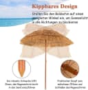 KOMFOTTEU Hawaii Sonnenschirm mit Verankerung rund Bild 1