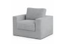 Youyijia Schlafsofa Cord Grau Klappbar Bild 2