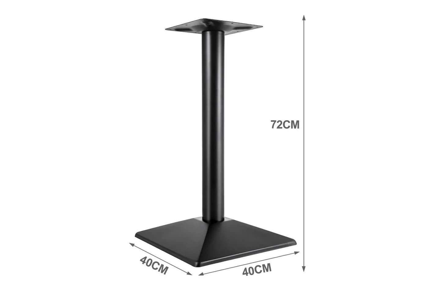 Youyijia Tischgestell Schwarz Gusseisen 72cm - Bild 3