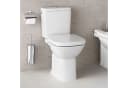 Youyijia Quadratischer WC-Sitz Weiß mit Soft Close Absenkautomatik Bild 1