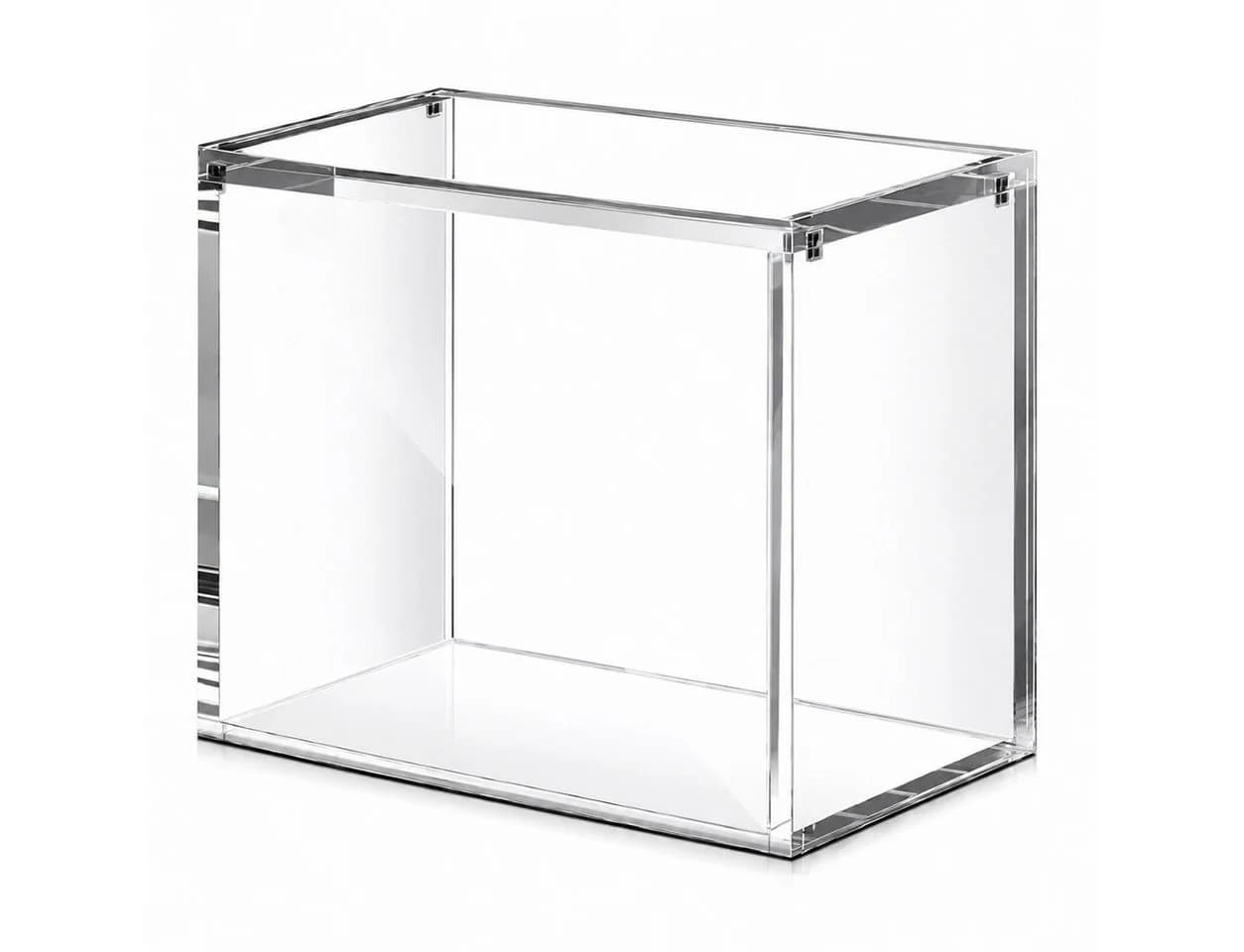 Youyijia Aufbewahrungsbox Transparente Acryl Vitrine Staubschutz