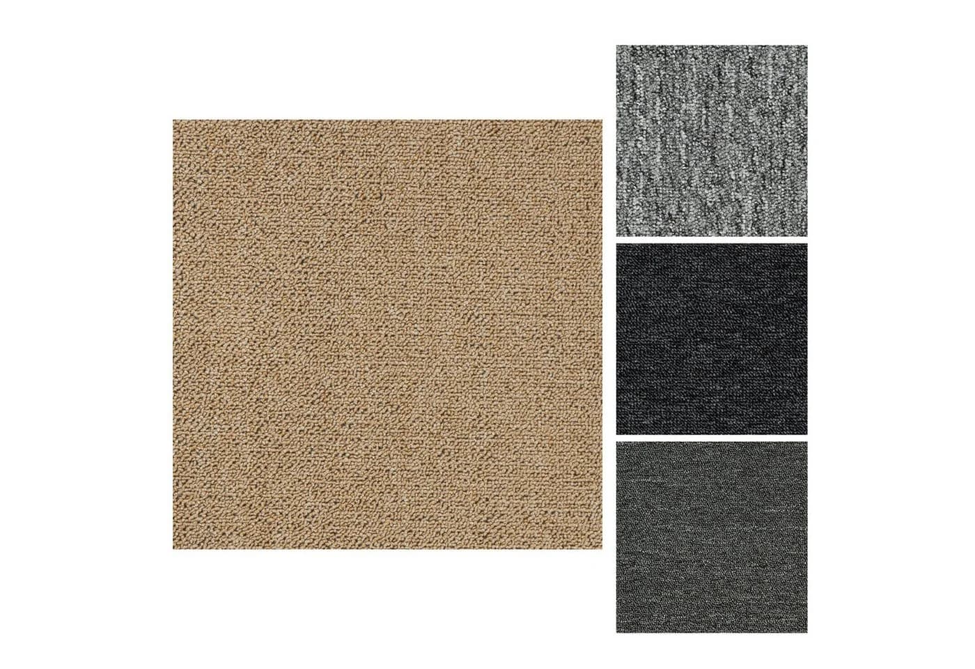 Youyijia Teppichfliese Beige 50x50 cm 20er Set Selbstverlegung - Bild 5