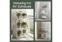 Youyijia Blumenständer Klappbares Pflanzenregal aus Metall Weiß Bild 3