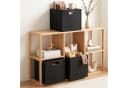 Youyijia Aufbewahrungsbox Filz Schwarz 31x31x31 cm Faltbar Bild 1