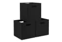Youyijia Aufbewahrungsbox Filz Schwarz 31x31x31 cm Faltbar Bild 2