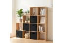 Youyijia Aufbewahrungsbox Filz Schwarz 31x31x31 cm Faltbar Bild 3