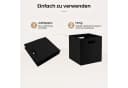 Youyijia Aufbewahrungsbox Filz Schwarz 31x31x31 cm Faltbar Bild 4