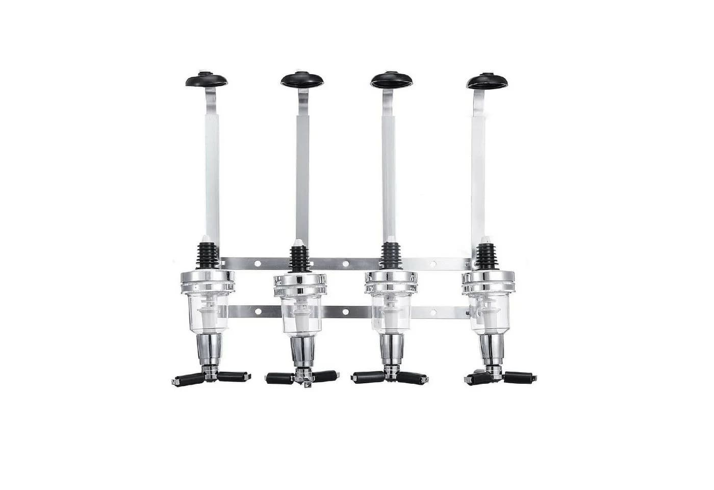 Youyijia Wandhalter für 4 Flaschen Silber Aluminium - Bild 2
