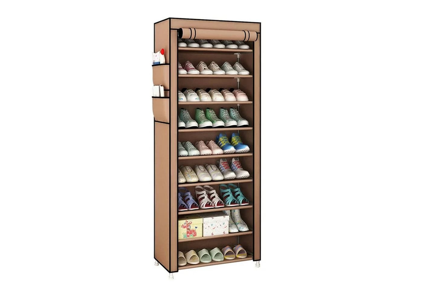 Youyijia Schuhregal 10 Ebenen bis 27 Paare Edelstahl - Bild 2