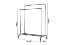 Youyijia Kleiderständer Schwarz Freestanding Hanger Double Rods Bild 1