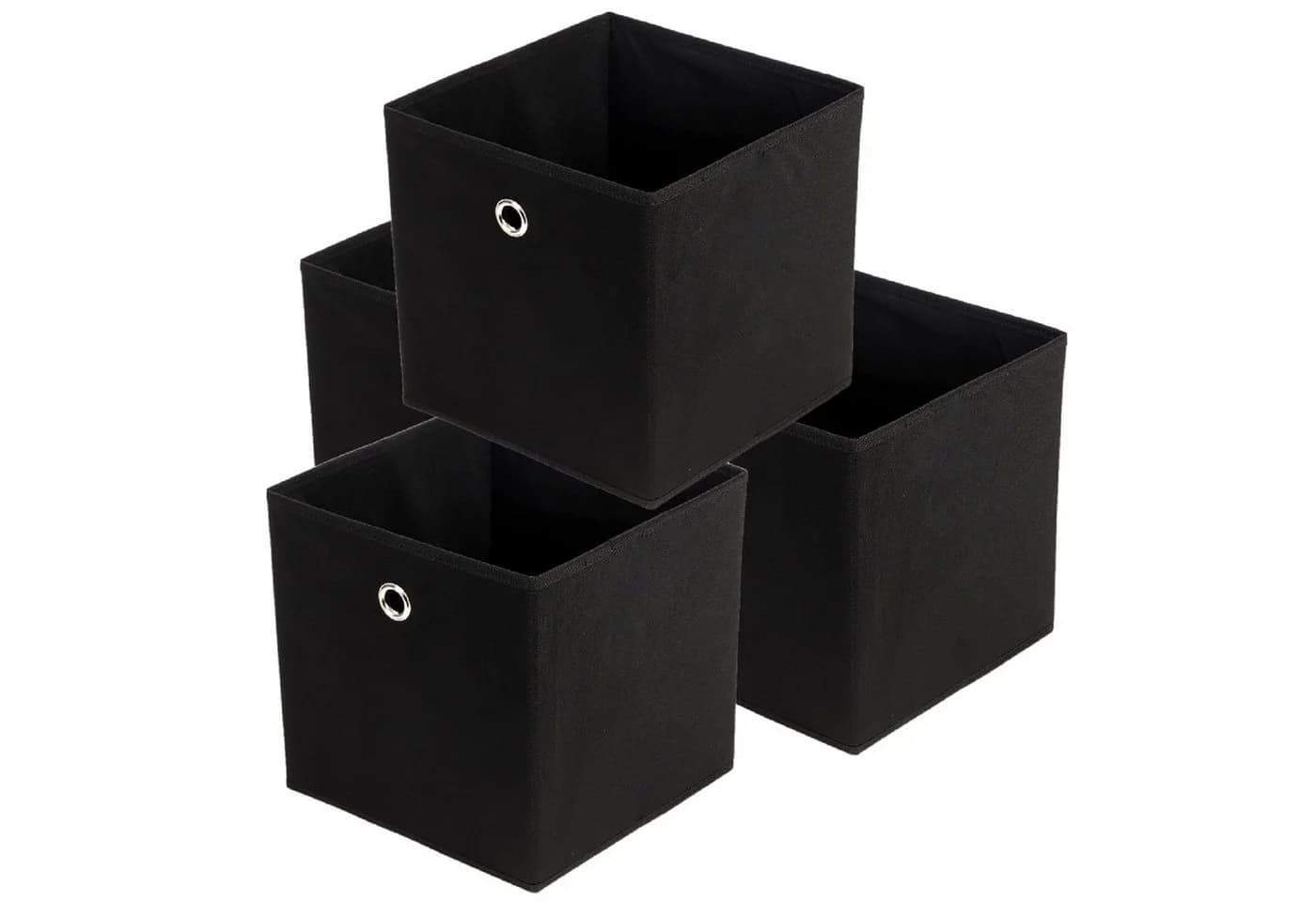 Youyijia Aufbewahrungsbox 4er Set Faltbox Stoff Faltkiste 32 cm - Bild 2