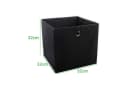 Youyijia Aufbewahrungsbox 4er Set Faltbox Stoff Faltkiste 32 cm Bild 5