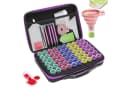 Youyijia Aufbewahrungsbox 60 Stück Diamond Painting Aufbewahrungsbox Lila Bild 1