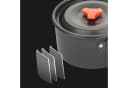 Youyijia Camping Geschirr-Set 8-teilig Aluminium Orange/Schwarz Bild 4