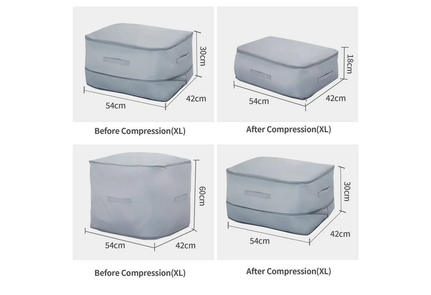 Youyijia Aufbewahrungstasche Komprimierender Organizer XL