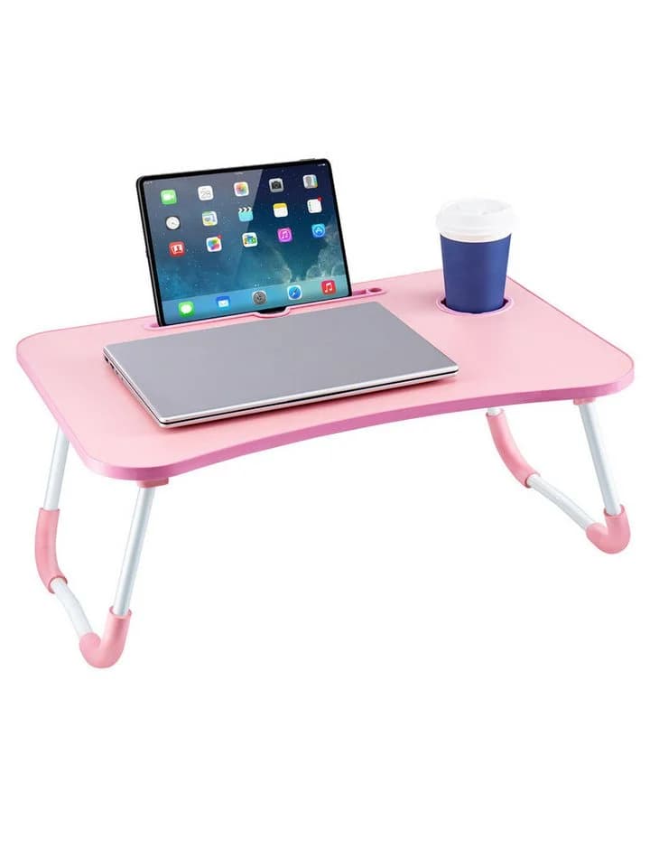 Youyijia Laptoptisch Klappbar Bett-Schreibtisch Pink - Bild 3