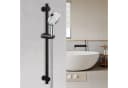 Youyijia Duschstange 66cm Schwarz Edelstahl 360° Drehbar Bild 5