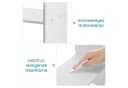 Youyijia Bücherregal Verstellbar Ausziehbar Standregal Schreibtisch-Organizer Weiß Bild 5