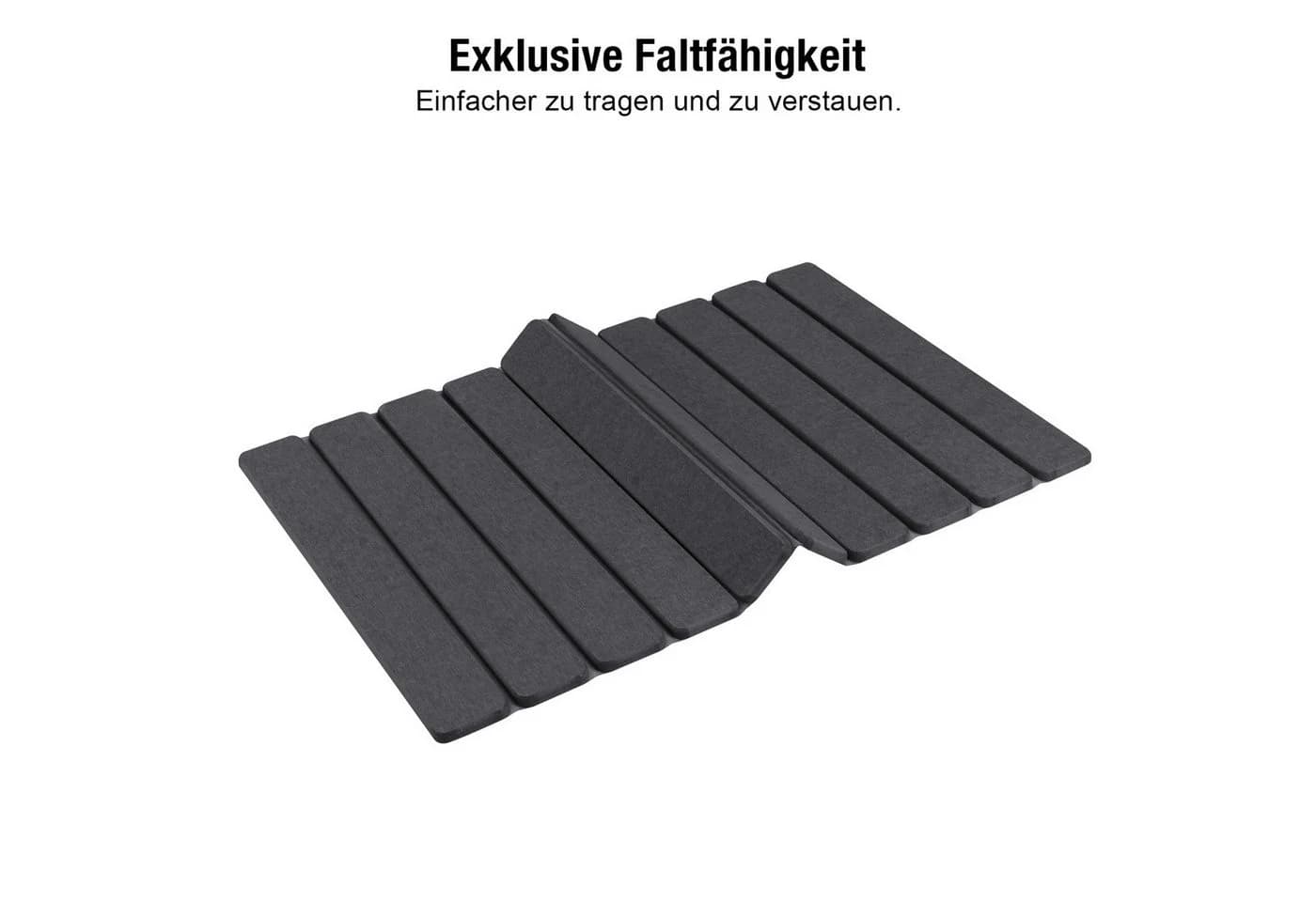 Youyijia Badematte Faltbare Stein-Badematte Kieselgur 40x60cm Super Saugfähig - Bild 5