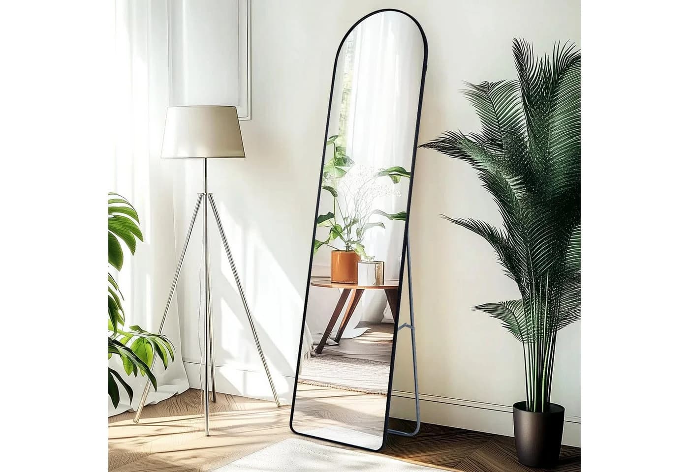 Youyijia Ganzkörperspiegel Standspiegel Wandspiegel Gehärtetes Glas - Bild 3