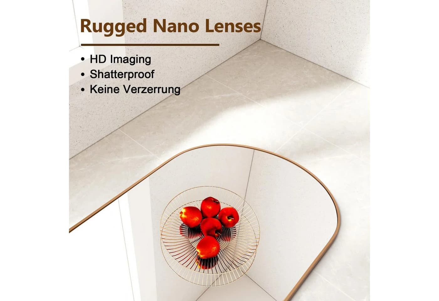 Youyijia Ganzkörperspiegel Standspiegel Wandspiegel Gehärtetes Glas - Bild 4