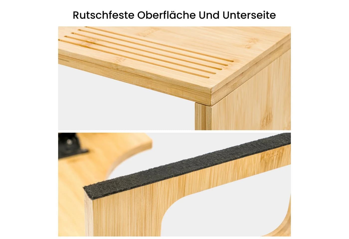 Youyijia Angelhocker Toilettenhocker Bambus Ergonomisch - Bild 4