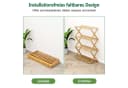 Youyijia Schuhregal 50x70cm Bambus 4 Ebenen Bild 4