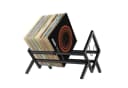 Youyijia Plattenständer Schallplatten Aufbewahrung LP Regal Schwarz Bild 2