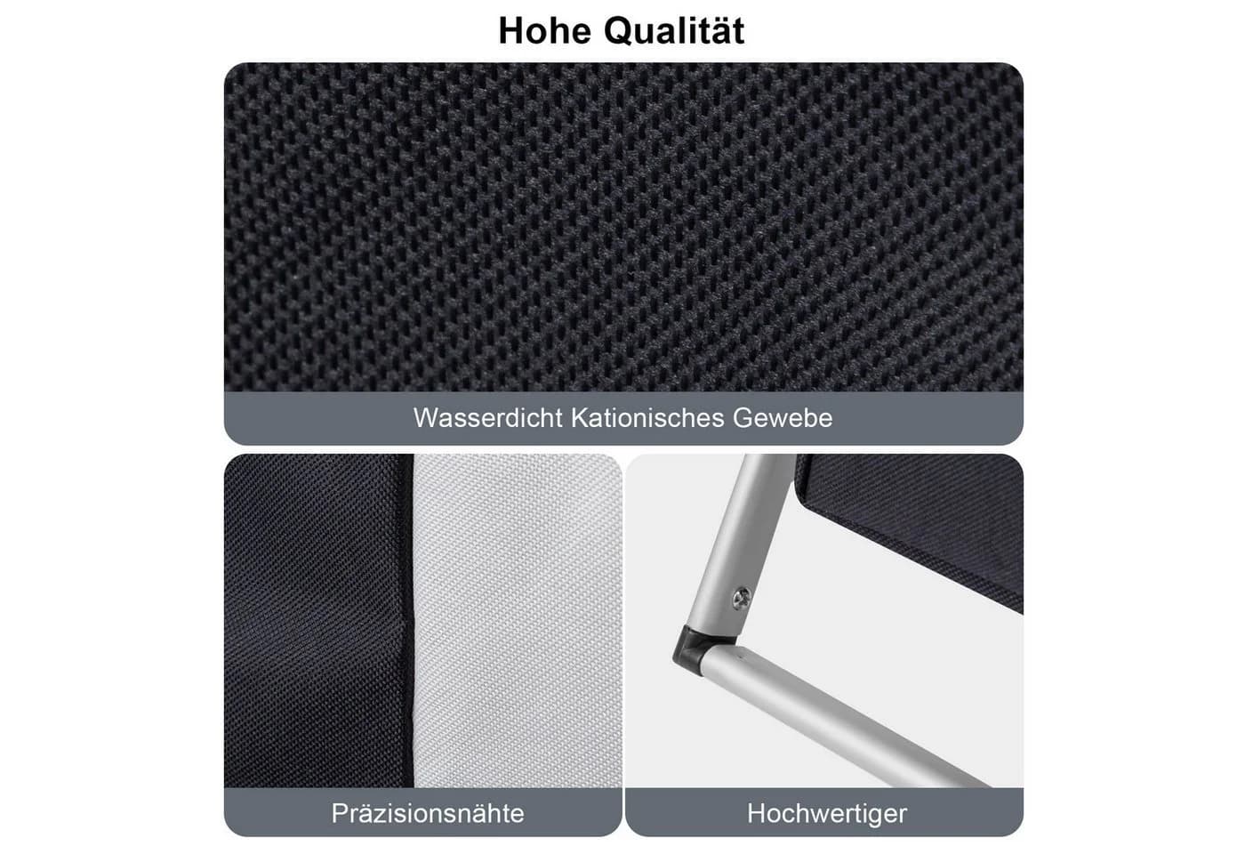 Youyijia Wäschekorb 3 Fächer 160 Liter Oxford-Gewebe - Bild 5