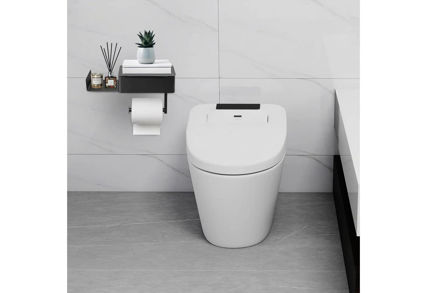 Youyijia Toilettenpapierhalter Schwarz - Bild 4