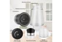 Youyijia Pfeffermühle 6er Set Manuell Schwarz Transparent Keramik Bild 4