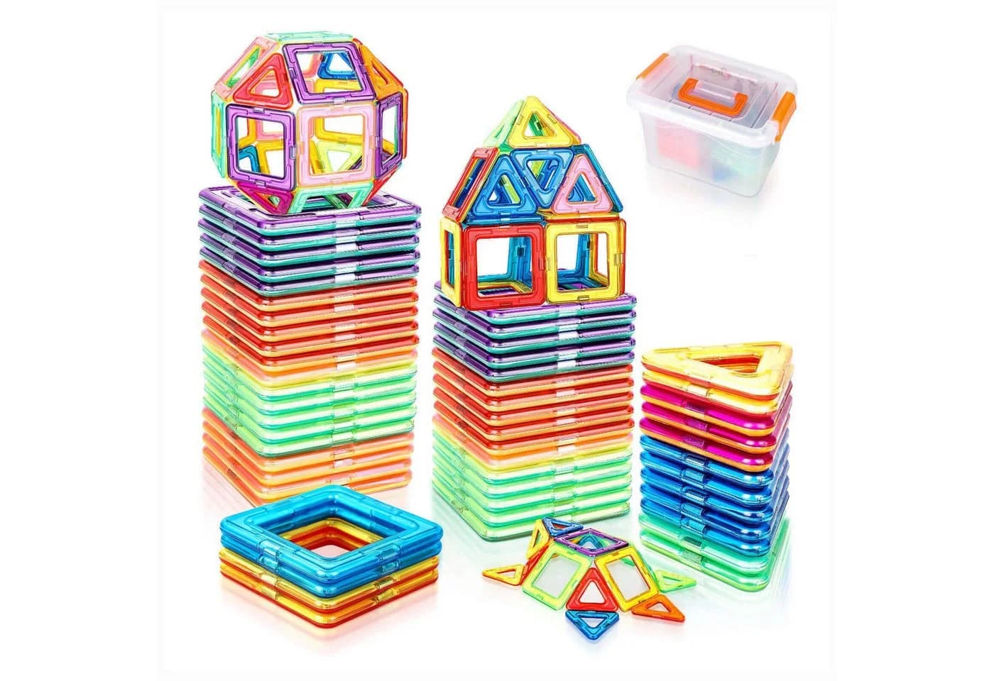 Youyijia 40 stk Magnetische Bausteine Bunt - Bild 2