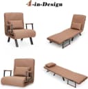 Youyijia Schlafsofa 4 in 1 Klappsessel Braun Bild 3