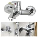Youyijia Badezimmer-Set Silberne Einhebel-Badewannenarmatur Duschset Zinklegierung Bild 3