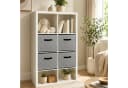 Youyijia Aufbewahrungsbox 4er-Set Stoff Faltbar Grau Bild 1