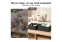 Youyijia Badorganizer 6er Set Aufbewahrungskörbe Schwarz Bild 3