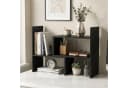 Youyijia Bücherregal Verstellbar Ausziehbar Standregal Weiß Modern Bild 1