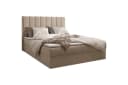 ROYAL24_MARKT Boxbett Manila Beige mit Bettkasten und Topper Bild 5